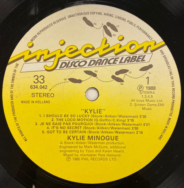 Kylie Minogue - Kylie (LP Tweedehands) - Discords.nl