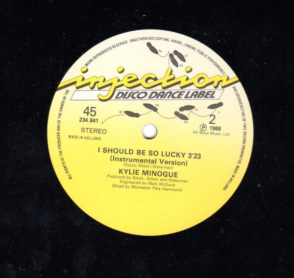 Kylie Minogue - I Should Be So Lucky (12" Tweedehands) - Discords.nl