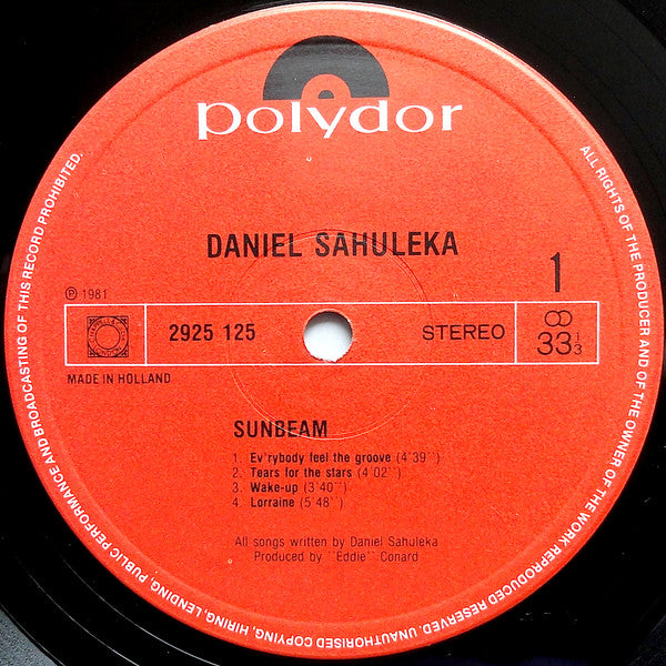 Daniel Sahuleka - Sunbeam (LP Tweedehands) - Discords.nl