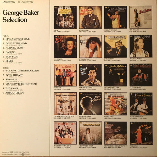 George Baker Selection - Sing A Song Of Love (LP Tweedehands) - Discords.nl