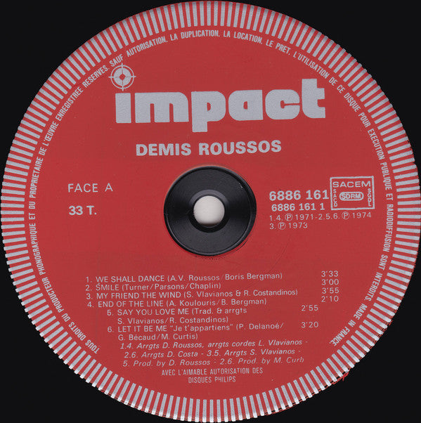Demis Roussos - Demis Roussos (LP Tweedehands) - Discords.nl