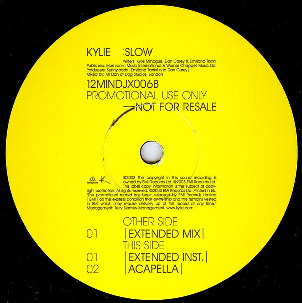 Kylie Minogue - Slow (12" Tweedehands) - Discords.nl