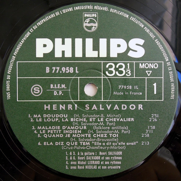 Henri Salvador - Les Grandes Chansons (LP Tweedehands) - Discords.nl