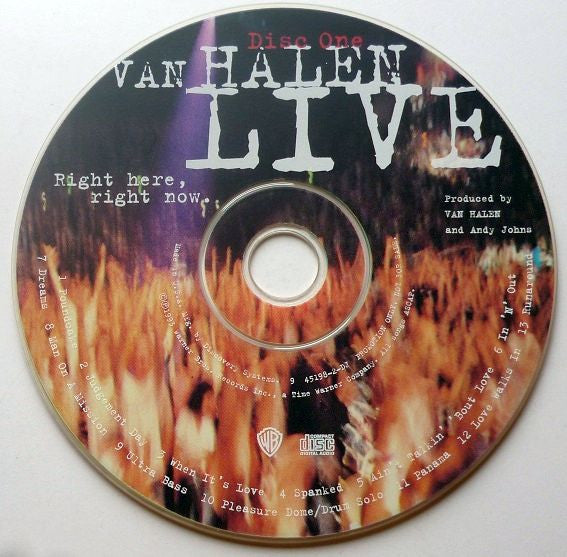 Van Halen - Live: Right Here, Right Now. (CD Tweedehands) - Discords.nl