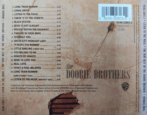 Doobie Brothers, The - Listen To The Music · The Very Best Of The Doobie Brothers (CD) - Discords.nl