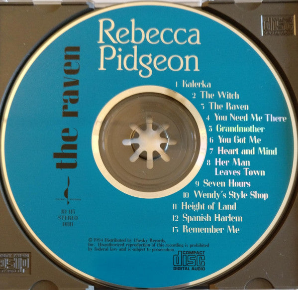 Rebecca Pidgeon - The Raven (CD Tweedehands) - Discords.nl