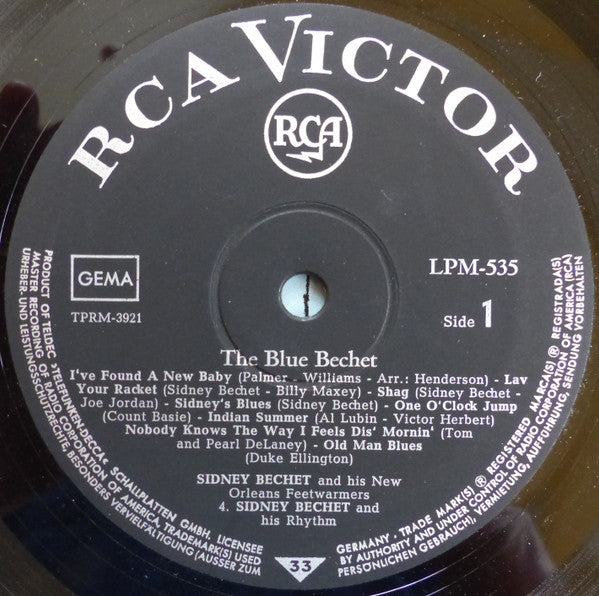 Sidney Bechet - The Blue Bechet (LP Tweedehands) - Discords.nl