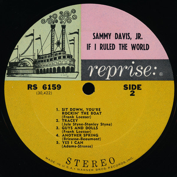 Sammy Davis Jr. - If I Ruled The World (And Other Broadway Greats) (LP Tweedehands) - Discords.nl