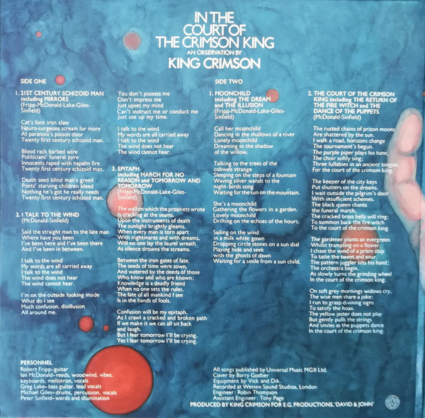 King Crimson - In the Court of the Crimson King (LP) - Discords.nl