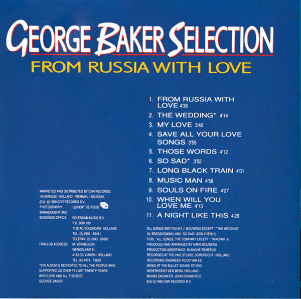 George Baker Selection - From Russia With Love (LP Tweedehands) - Discords.nl