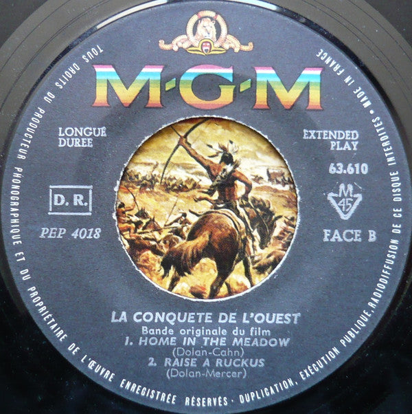MGM Studio Orchestra - Bande Originale Du Film: La Conquête De L'Ouest (7-inch Single Tweedehands) - Discords.nl