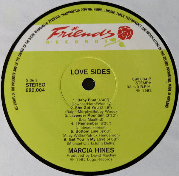 Marcia Hines - Love Sides (LP Tweedehands) - Discords.nl