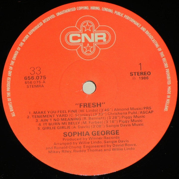 Sophia George - Fresh (LP Tweedehands) - Discords.nl