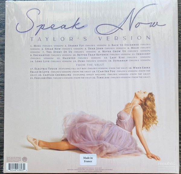Taylor Swift - Speak Now (Taylor's Version) Orchid Marbled (LP) - Discords.nl