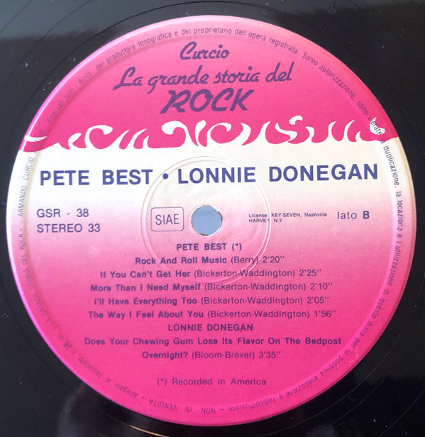 Pete Best / Lonnie Donegan - Pete Best / Lonnie Donegan (LP Tweedehands) - Discords.nl