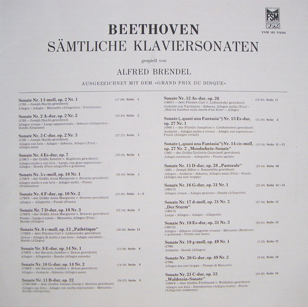 Ludwig Van Beethoven - Alfred Brendel - Sämtliche Klaviersonaten (Box Tweedehands) - Discords.nl