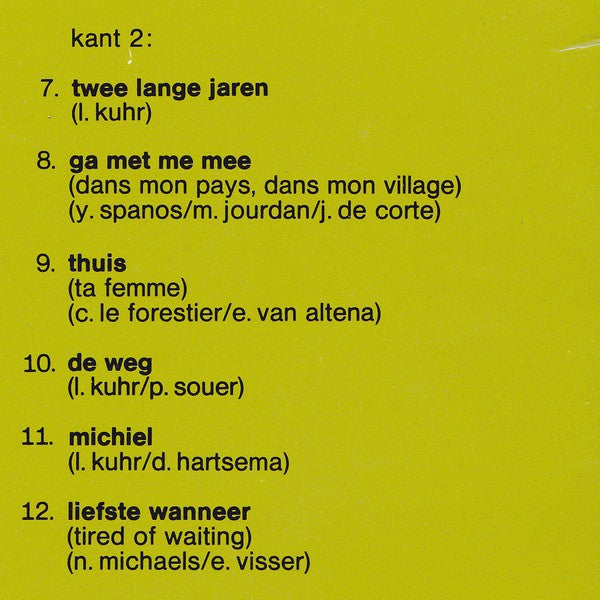 Lenny Kuhr - De Zomer Achterna ... (LP Tweedehands) - Discords.nl