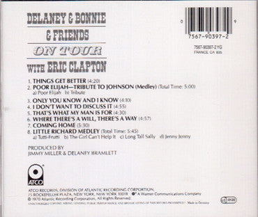 Delaney & Bonnie & Friends - On Tour With Eric Clapton (CD) - Discords.nl