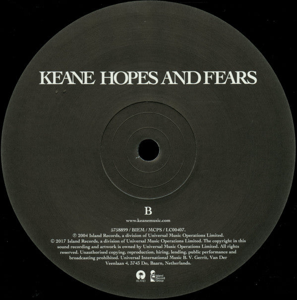Keane - Hopes And Fears (LP) - Discords.nl