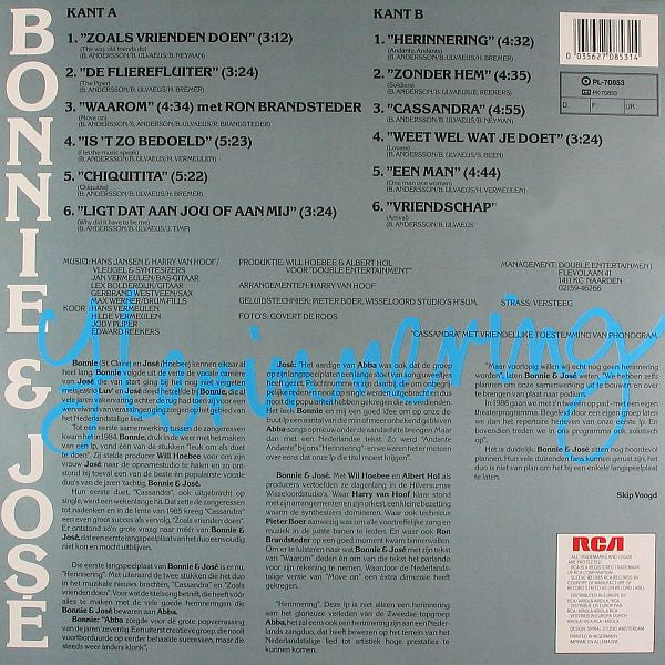 Bonnie St. Claire & José (3) - Herinnering (LP Tweedehands) - Discords.nl