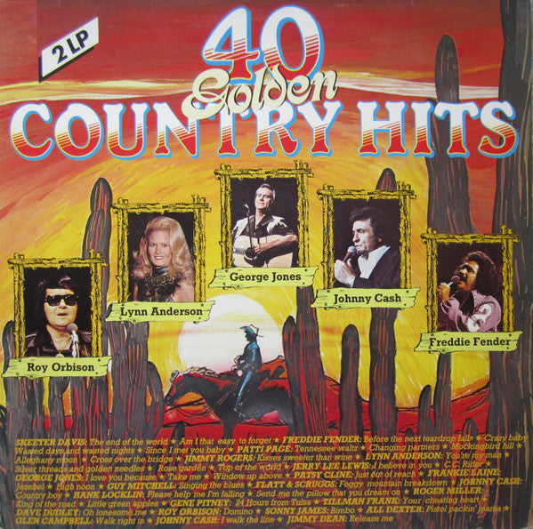 Various - 40 Golden Country Hits (LP Tweedehands) - Discords.nl