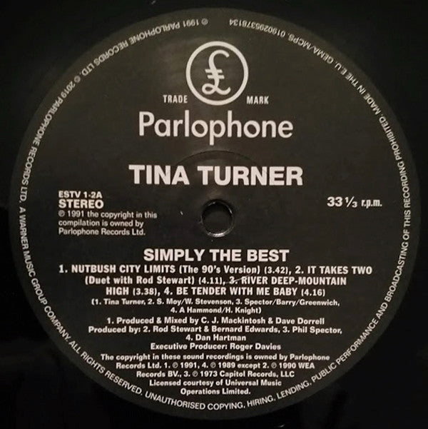 Turner, Tina - Simply the Best (LP) - Discords.nl