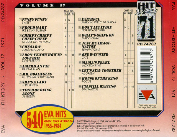 Various - Hit History '71 - Volume 17 (CD) - Discords.nl