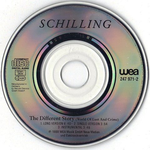 Peter Schilling - The Different Story (World Of Lust And Crime) (CD Tweedehands) - Discords.nl