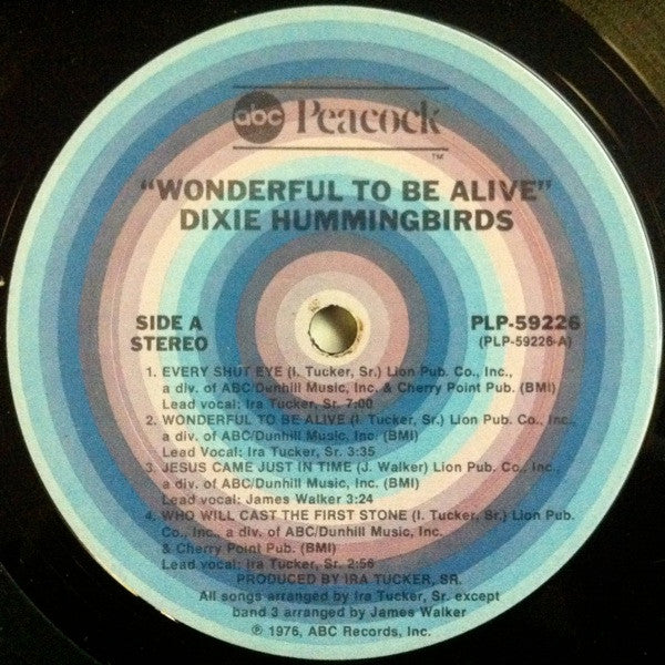 Dixie Hummingbirds, The - Wonderful To Be Alive (LP Tweedehands) - Discords.nl