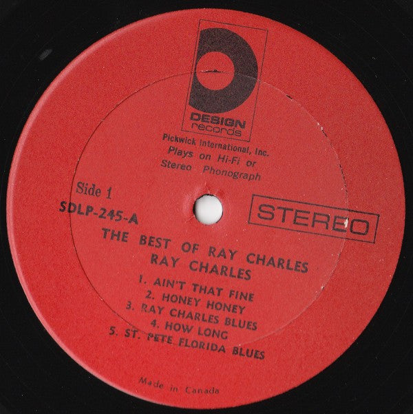 Ray Charles - The Best Of Ray Charles (LP Tweedehands) - Discords.nl