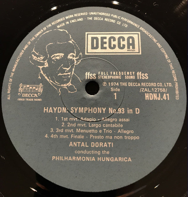 Joseph Haydn - Philharmonia Hungarica, Antal Dorati - Symphonies 93 - 104 (Box Tweedehands) - Discords.nl