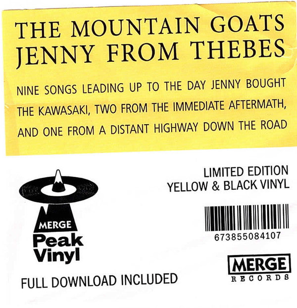 Mountain Goats, The - Jenny From Thebes (LP) - Discords.nl