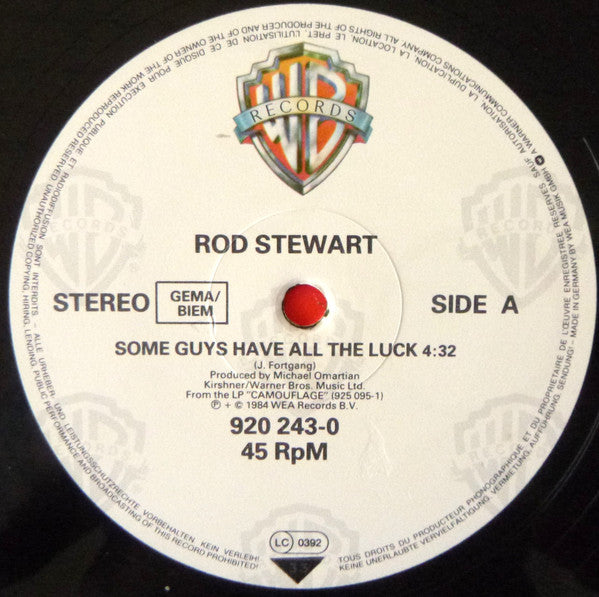 Rod Stewart - Some Guys Have All The Luck (12" Tweedehands) - Discords.nl