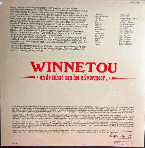Karl May - Winnetou En De Schat Aan Het Zilvermeer (LP Tweedehands) - Discords.nl