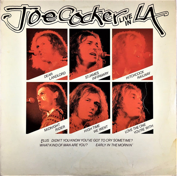 Joe Cocker - Joe Cocker Live In L.A. (LP Tweedehands) - Discords.nl