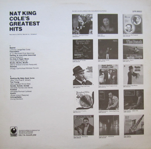 Nat King Cole - Nat King Cole's Greatest Hits  (LP Tweedehands) - Discords.nl