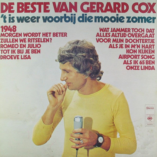 Gerard Cox - De Beste Van Gerard Cox (LP Tweedehands) - Discords.nl