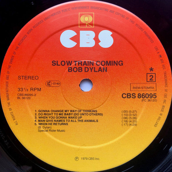 Bob Dylan - Slow Train Coming (LP Tweedehands) - Discords.nl