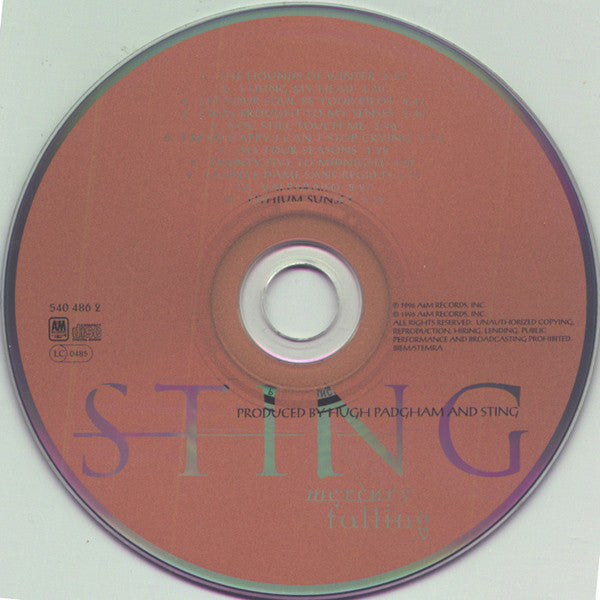 Sting - Mercury Falling (CD Tweedehands) - Discords.nl