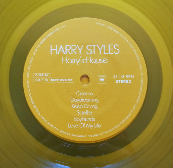 Harry Styles - Harry’s House Yellow Vinyl (LP) - Discords.nl