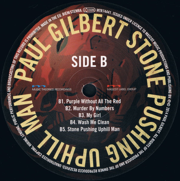 Paul Gilbert - Stone Pushing Uphill Man (LP Tweedehands) - Discords.nl