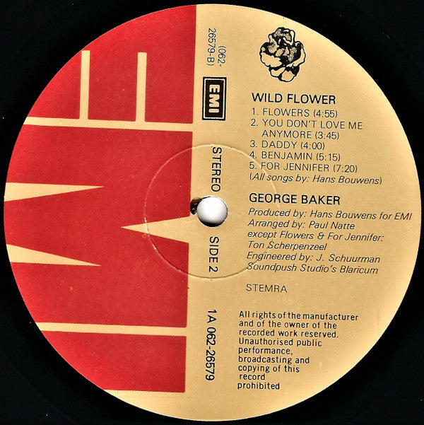 George Baker - Wild Flower (LP Tweedehands) - Discords.nl