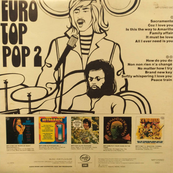 Unknown Artist - Euro Top Pop 2 (LP Tweedehands) - Discords.nl