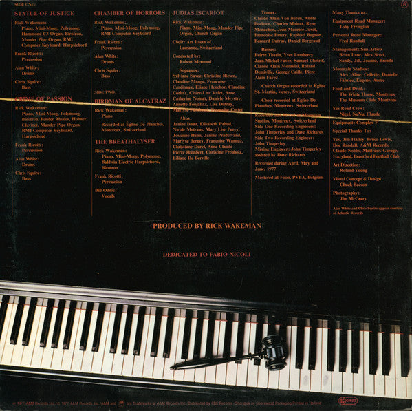 Rick Wakeman - Rick Wakeman's Criminal Record (LP Tweedehands) - Discords.nl