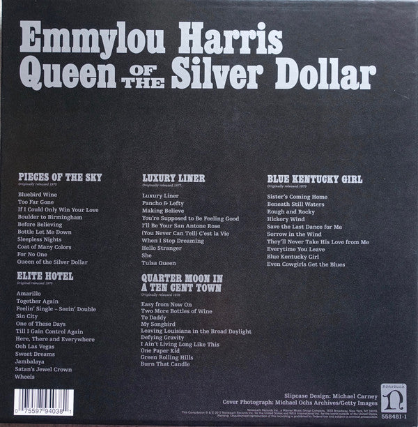 Emmylou Harris - Queen Of The Silver Dollar:  The Studio Albums 1975-79 (LP) - Discords.nl