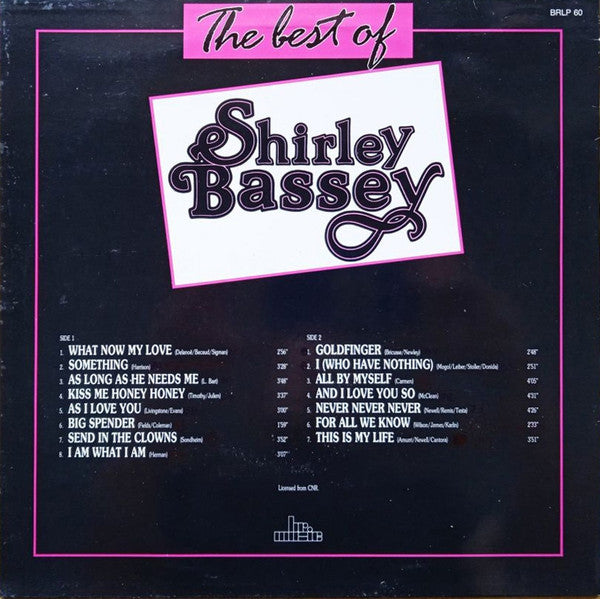 Shirley Bassey - The Best Of Shirley Bassey (LP Tweedehands) - Discords.nl