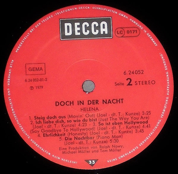 Helena Vondráčková - Doch In Der Nacht (LP Tweedehands) - Discords.nl