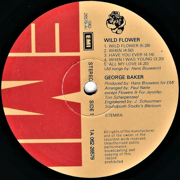 George Baker - Wild Flower (LP Tweedehands) - Discords.nl