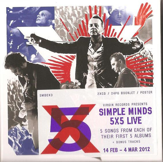 Simple Minds - 5X5 Live (CD Tweedehands) - Discords.nl