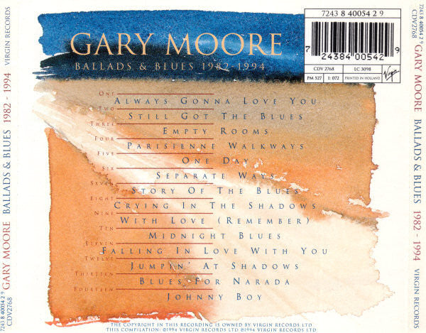Gary Moore - Ballads & Blues 1982 - 1994  (CD) - Discords.nl